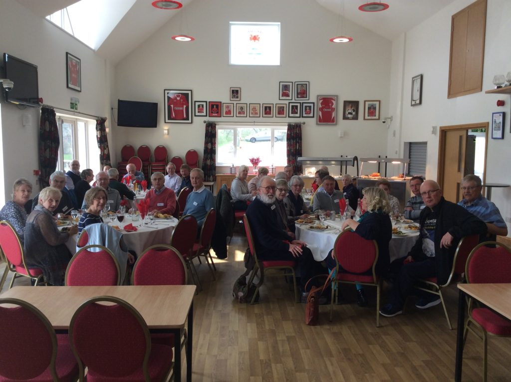 Pub lunch at Newcastle Emlyn Rugby Club 7th April 2019