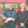 cheque presentation to Ken and Ron